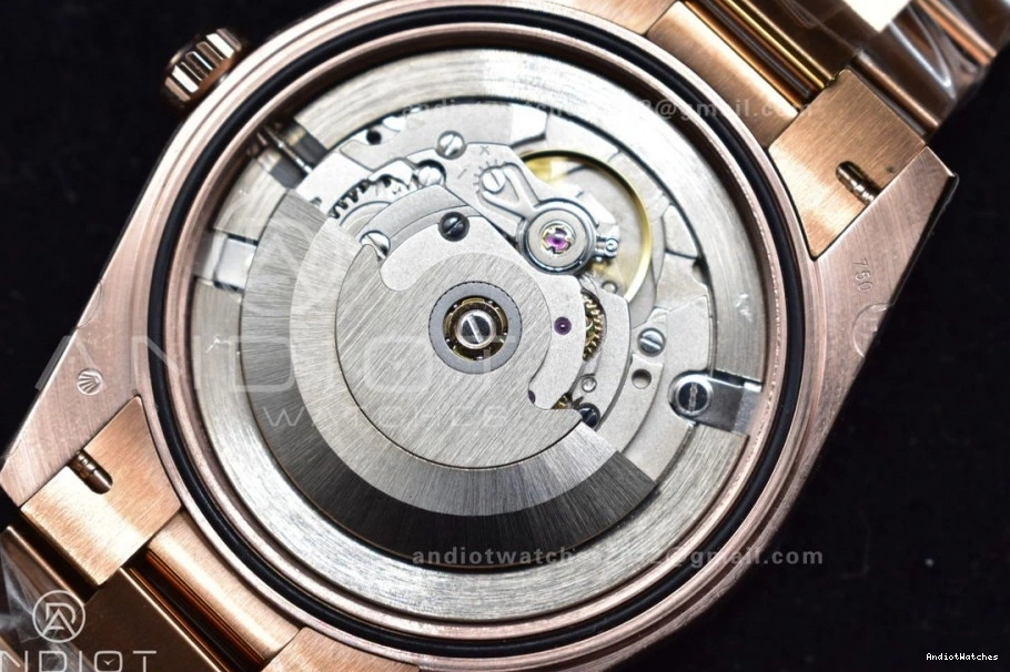 402 DayDate Steel A President RG Dial Crystal 40 Meteorite on Bracelet Markers SmartChoice 316L TWF 0520